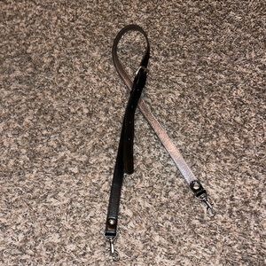 Black and metallic silver Patricia Nash strap! Silver hardware